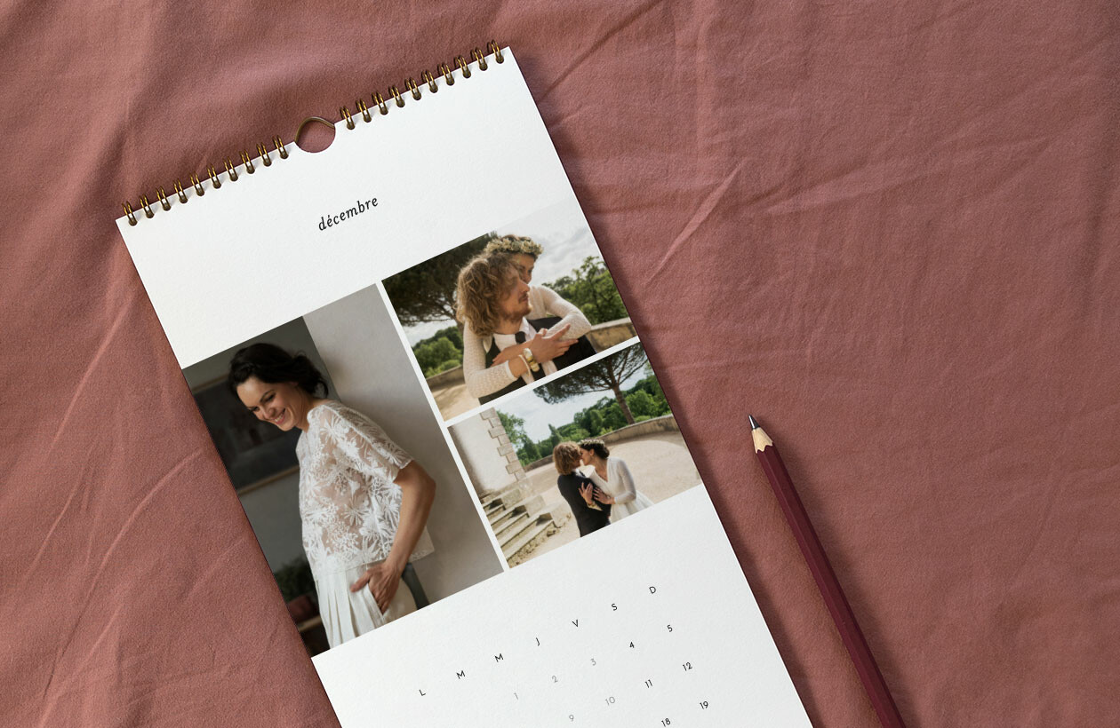 Calendrier photo mural Calendrier photo mural