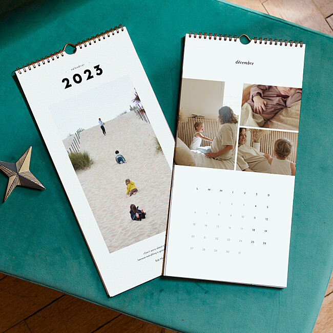 Intérieur calendrier photo mural Intérieur calendrier photo mural