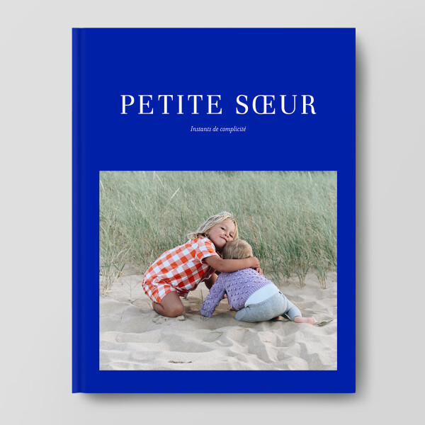 Rigide imprimé (grand portrait) Magazine chromatique - Bleu