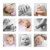 Faire-part de naissance Simple 10 photos blanc - Page 1 Faire-part de naissance Simple 10 photos blanc - Page 1