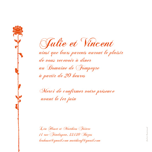 Faire-part de mariage Fleur de lotus orange - Page 2 Faire-part de mariage Fleur de lotus orange - Page 2