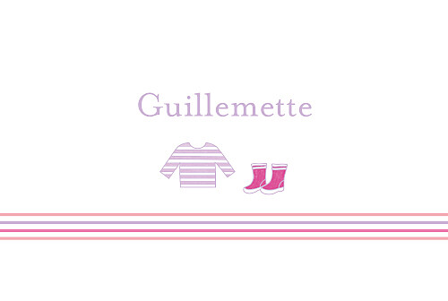 Faire-part de naissance Marin paysage fille - Recto Faire-part de naissance Marin paysage fille - Recto