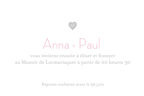 Carton d'invitation mariage Coeurs gris pâle - Page 2 Carton d'invitation mariage Coeurs gris pâle - Page 2