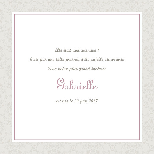 Faire-part de naissance Ambiance florale 5 photos fille - Page 3 Faire-part de naissance Ambiance florale 5 photos fille - Page 3