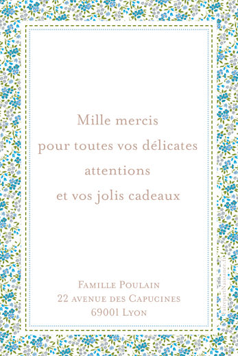 Carte de remerciement Merci liberty portrait bleu - Page 2 Carte de remerciement Merci liberty portrait bleu - Page 2