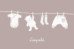 Faire-part de naissance Linge peluche garçon photo taupe Faire-part de naissance Linge peluche garçon photo taupe