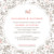 Faire-part de mariage A cup of tea corail - Page 1 Faire-part de mariage A cup of tea corail - Page 1