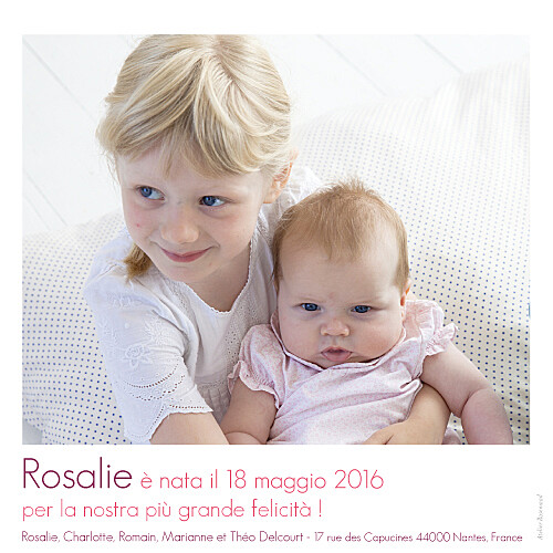 Faire-part de naissance Bilingue simple 2 photos blanc - Page 2 Faire-part de naissance Bilingue simple 2 photos blanc - Page 2