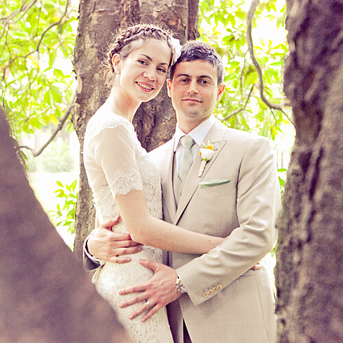 Carte de remerciement mariage Chic (photo) gris - Verso Carte de remerciement mariage Chic (photo) gris - Verso