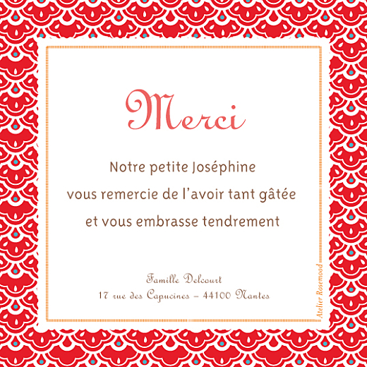 Carte de remerciement Merci pattern fantaisie medaillon bleu rouge - Page 2 Carte de remerciement Merci pattern fantaisie medaillon bleu rouge - Page 2
