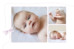 Faire-part de naissance Libellule paysage prune Faire-part de naissance Libellule paysage prune