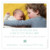 Carte de voeux Petits trèfles photo menthe Carte de voeux Petits trèfles photo menthe