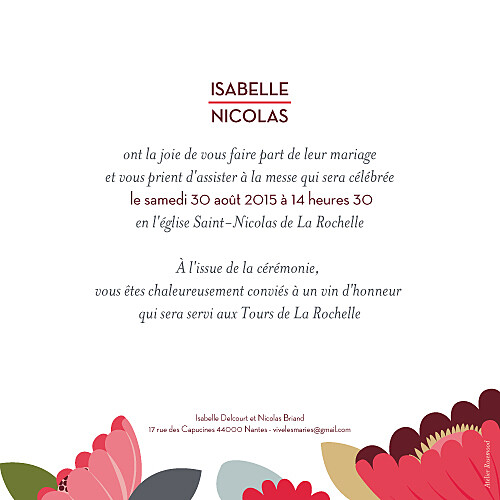 Faire-part de mariage Jardin bohème vert - Page 2 Faire-part de mariage Jardin bohème vert - Page 2