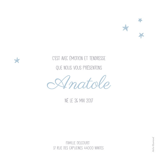 Faire-part de naissance Nuit étoilée photo bleu océan - Page 2 Faire-part de naissance Nuit étoilée photo bleu océan - Page 2