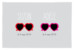 Faire-part de naissance Chéries rouge et rose - Page 1 Faire-part de naissance Chéries rouge et rose - Page 1
