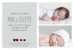 Faire-part de naissance Jumeaux lunettes gris & rouge Faire-part de naissance Jumeaux lunettes gris & rouge