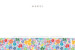 Carte de remerciement Merci mille fleurs photo jaune & rouge - Page 1 Carte de remerciement Merci mille fleurs photo jaune & rouge - Page 1