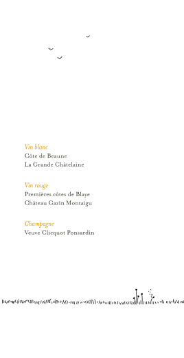 Menu de mariage Promesse champêtre (4 pages) blanc - Page 2