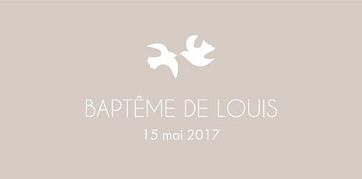 Marque-place Baptême Oiseaux taupe - Page 4