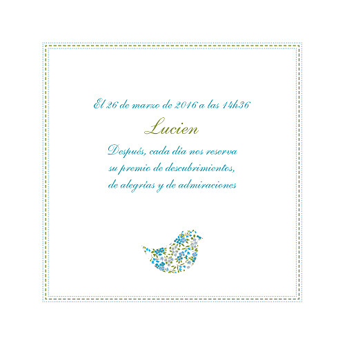 Faire-part de naissance Bilingue liberty bleu - Page 2 Faire-part de naissance Bilingue liberty bleu - Page 2