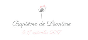Etiquette perforée baptême Là-haut rose Etiquette perforée baptême Là-haut rose