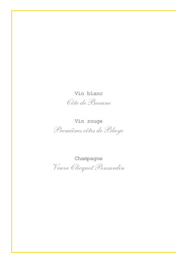 Menu de baptême Pistil écusson (4 pages) jaune - Page 2 Menu de baptême Pistil écusson (4 pages) jaune - Page 2
