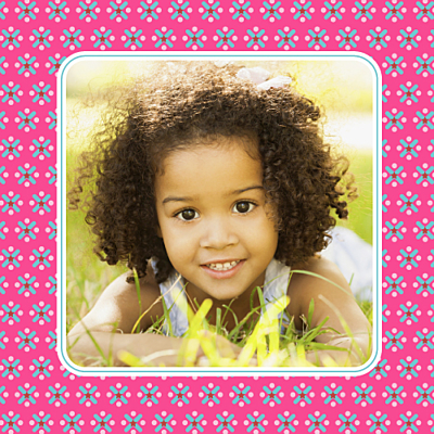 Carte d'anniversaire Petit pop rose finition Carte d'anniversaire Petit pop rose finition