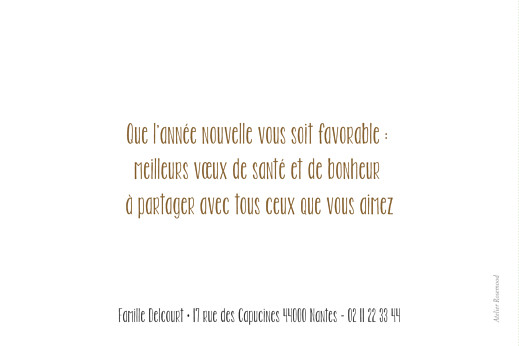 Carte de voeux Petit bandeau (gauche) blanc - Page 2 Carte de voeux Petit bandeau (gauche) blanc - Page 2