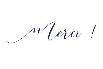 Carte de remerciement Merci son prénom photo bleu nuit finition Carte de remerciement Merci son prénom photo bleu nuit finition