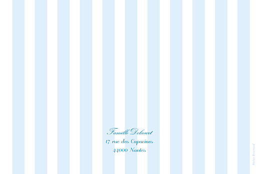 Faire-part de naissance Douceurs paysage photo bleu Faire-part de naissance Douceurs paysage photo bleu