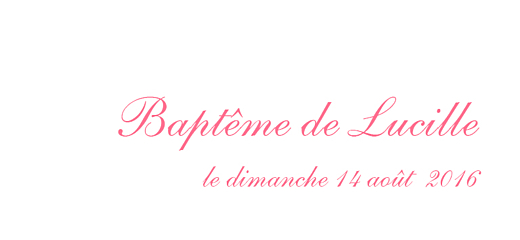 Etiquette perforée baptême Poisson rose - Recto