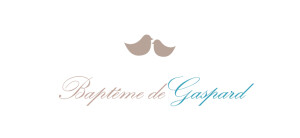 Etiquette perforée baptême Poétique bleu Etiquette perforée baptême Poétique bleu