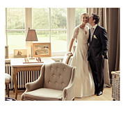 Carte de remerciement mariage Moderne photos (triptyque) blanc page 2
