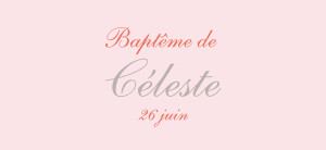 Etiquette perforée baptême Cerisiers en fleurs rose