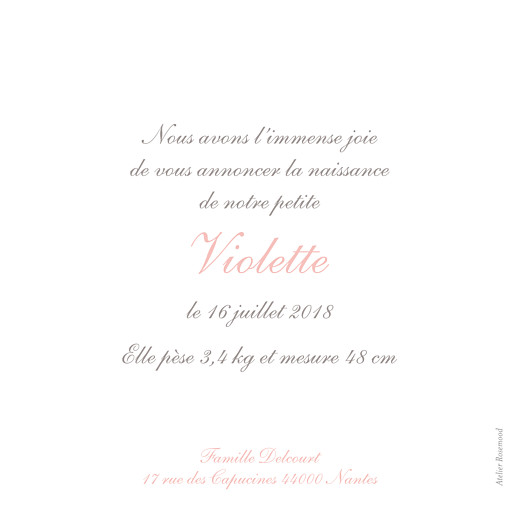 Faire-part de naissance Sucre d\'orge rose pâle - Page 2 Faire-part de naissance Sucre d\'orge rose pâle - Page 2