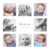 Faire-part de naissance Simple 8 photos blanc Faire-part de naissance Simple 8 photos blanc