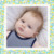 Faire-part de naissance Petit liberty (triptyque) vert & jaune Faire-part de naissance Petit liberty (triptyque) vert & jaune