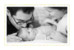 Faire-part de naissance Liberty tradition 2 photos jaune & corail Faire-part de naissance Liberty tradition 2 photos jaune & corail