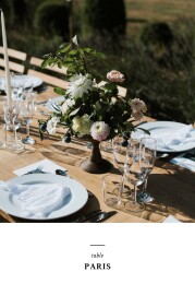 Marque-table mariage Tout simplement blanc