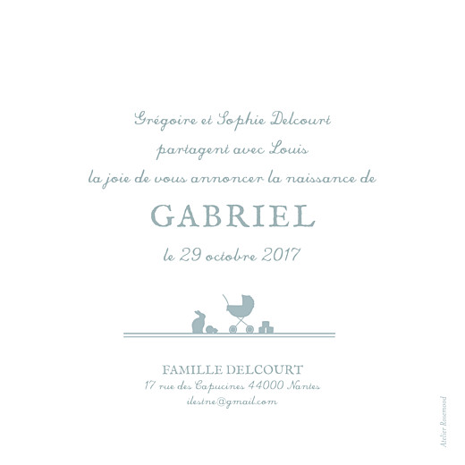 Faire-part de naissance Jeux enfants à 2 gris garçons - Page 2 Faire-part de naissance Jeux enfants à 2 gris garçons - Page 2