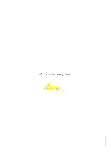 Couverture livret de messe mariage Mimosa jaune - Page 4 Couverture livret de messe mariage Mimosa jaune - Page 4