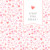 Faire-part de naissance Petit liberty coeur (triptyque) rose Faire-part de naissance Petit liberty coeur (triptyque) rose