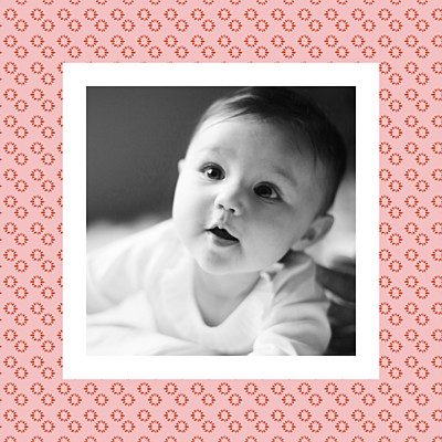 Carte de remerciement Petit wax rose finition Carte de remerciement Petit wax rose finition