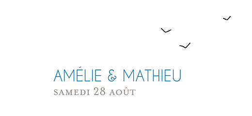 Etiquette perforée mariage Promesse sur le sable blanc - Recto Etiquette perforée mariage Promesse sur le sable blanc - Recto