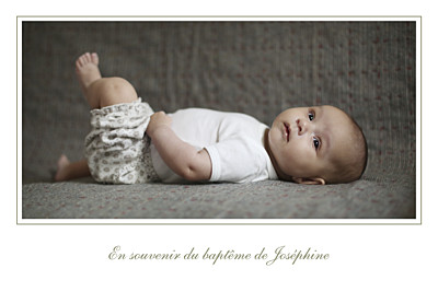Carte de remerciement Petit olivier blanc finition Carte de remerciement Petit olivier blanc finition