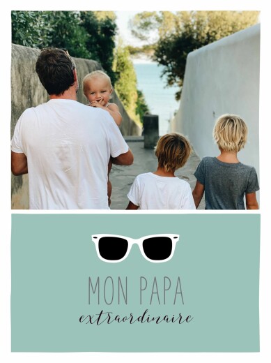 Affichette Daddy cool vert - Recto Affichette Daddy cool vert - Recto