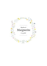Couverture Livret de messe Douceur champêtre blanc Couverture Livret de messe Douceur champêtre blanc