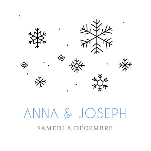 Etiquette perforée mariage Promesse d'hiver blanc Etiquette perforée mariage Promesse d'hiver blanc