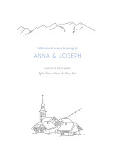 Couverture livret de messe mariage Promesse d'hiver Couverture livret de messe mariage Promesse d'hiver