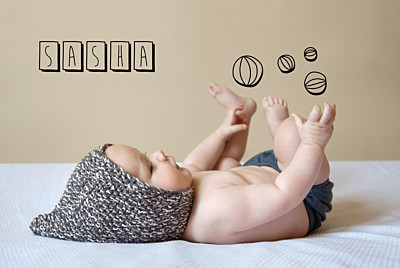 Faire-part de naissance Mon petit jongleur noir finition Faire-part de naissance Mon petit jongleur noir finition